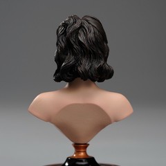 US 1/6 Female Head Sculpt Peggy Carter Carved Fit 12in Action Figure Body Model