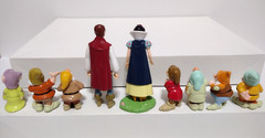 Vintage Disney SNOW WHITE Theme-Park Exclusive Action Figure Toy Set EXCELLENT!