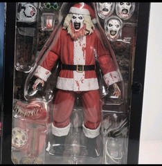 NECA Terrifier 3 Ultimate Art the Clown Bloody Santa Suit Boxed Action Figure