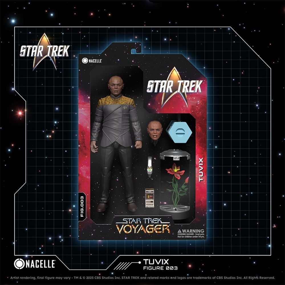 The Nacelle Company Star Trek Voyager Tuvix NEW FIGURE with accessories IN HAND
