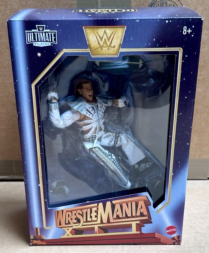 WWE ULTIMATE EDITION 2024 SDCC SHAWN MICHAELS Wrestlemania XII 12 Action Figure