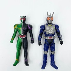 Kamen Rider Sofubi Figure Set 10pc Vintage Collectible Large 11cm 13cm