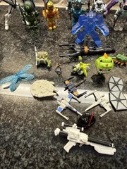 Lot of 15+ Random Action Figures Figurines Toys Mixed Lot Loose Collectible