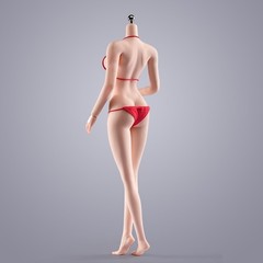 US ANT 1/6 T303B Pale Skin Slim Girl 12″ Female Seamless Action Figure Body Toys