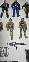 33 Vintage Lanard The Corps, Chap Mei. GI Joe Action Figures w/Parts (Read)