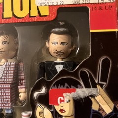 NECA 4 Mini Figure Set Pulp Fiction Clean Up New)