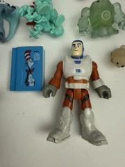 Mixed Toy Figure Lot Ben 10 Transformers Paw Patrol Among Us Dr Seuss 12 pcs