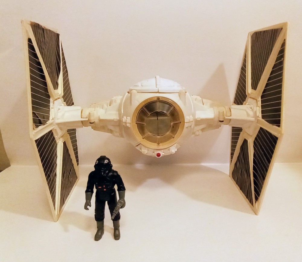 Vintage Star Wars 1977 Kenner Tie Fighter with Complete Vintage Pilot 1978