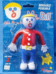 Brand New in Package Mr Bill Bendable Poseable NJ Croce