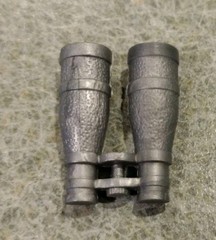 1975 Marx Johnny West JWA General Custer Capt Maddox Silver Binoculars