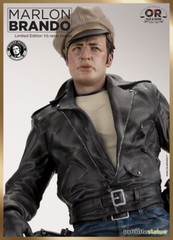 Infinite Statue Marlon Brando with Bike from The Wild One 1/6 Scale Statue New