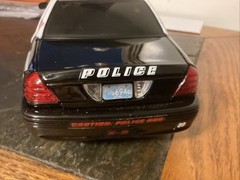 1/18 Melrose K-9 Black And White Police Car By MOTOR MAX •Discontinued• RARE