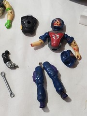 80s GI Joe Hasbro Parts Lot Devilfish Seat HISS Tank Desert Fox Vehicles Figures