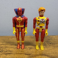 2002 DC Direct DC Pocket Heroes Red Tornado Vs Firestorm 3” Action Figure 2-pack