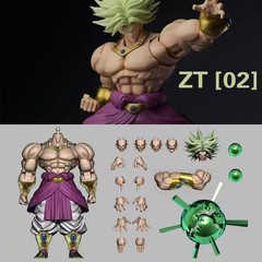 ZT Studio ZT-02 Broly Warrior of the Ancient Green Short Hair 1/12 In Stock