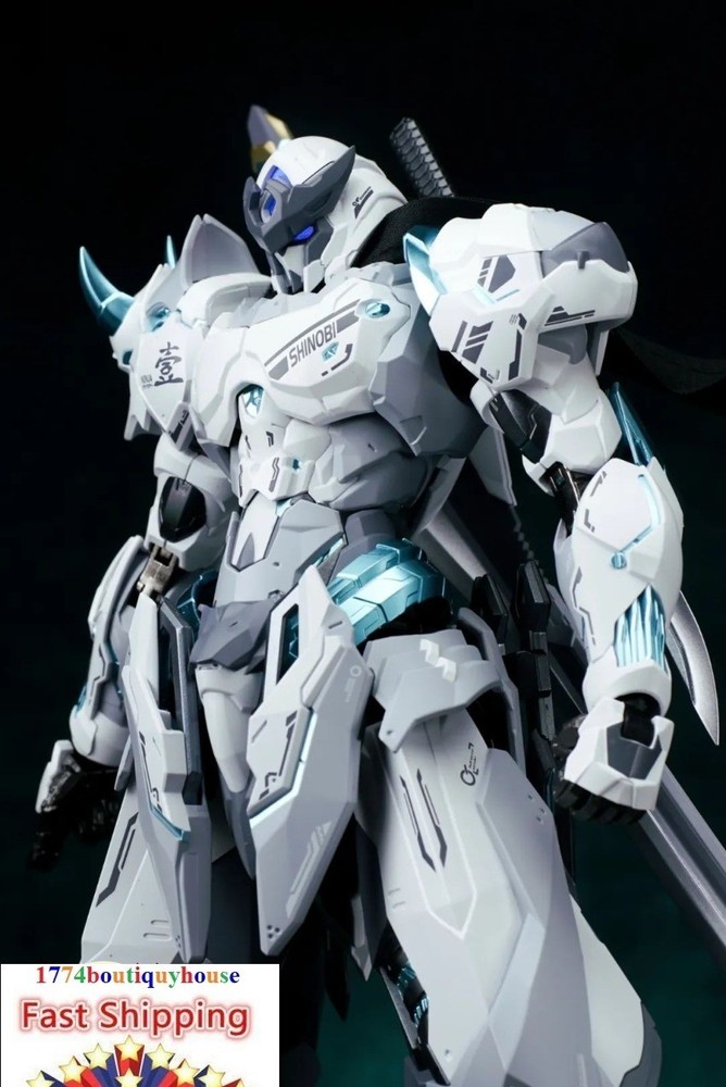 NEW box CANGDAO MODEL CD-07W White Ghost Mech ninja alloy toys 25cm USA SELLER
