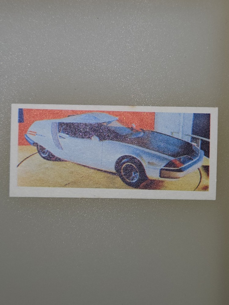 Vintage Sports Car 1970s Menko Card Showa Vintage Japan Original