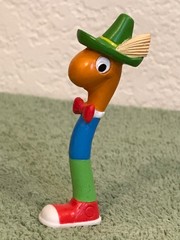 Vaulted 2011 Richard Scarry 2.5” LOWLY WORM PVC Action Figure, Excellent, Clean