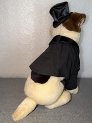 1996 Wishbone Phantom of the Opera 12″ Plush Dog Equity Toys PBS TV Show