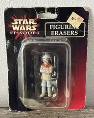 Lot of 5 STAR WARS Episode 1 Figurine Eraser Darth Maul R2 Anakin Sebulba NOS