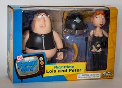 Family Guy Nighttime Lois and Peter Mezco Toyz Action Figures