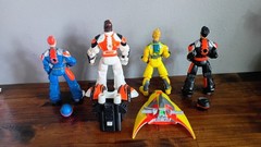 Hasbro 2005 Action Man ATOM Alpha Teens On Machines Lot 4 Figures w/ Accessories