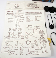 Marx Captain Maddox Fort Apache Fighters FAF Action Figure in Box 1960’s Toy