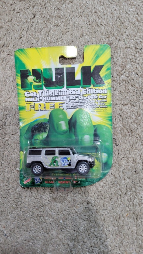 2003 Maisto Marvel Hulk Sierra Mist Die-Cast Car