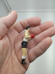Vintage ERTL Super Stars ROCKY III DieCast Metal 3” Action Figure