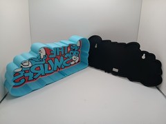 Retro Smurfs logo lightbox light box sign for vintage display