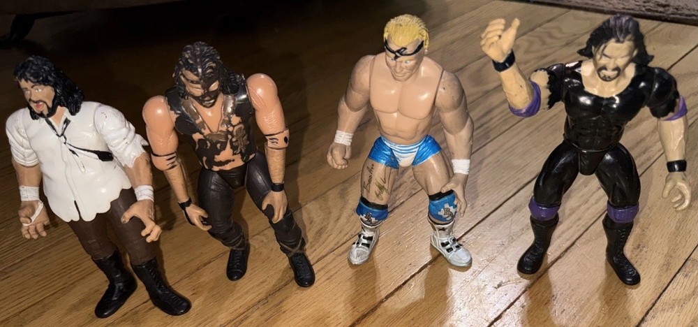 1990s JAKKS Pacific WWE/WWF Action Figures-Bone Crushing Action/Signature Series