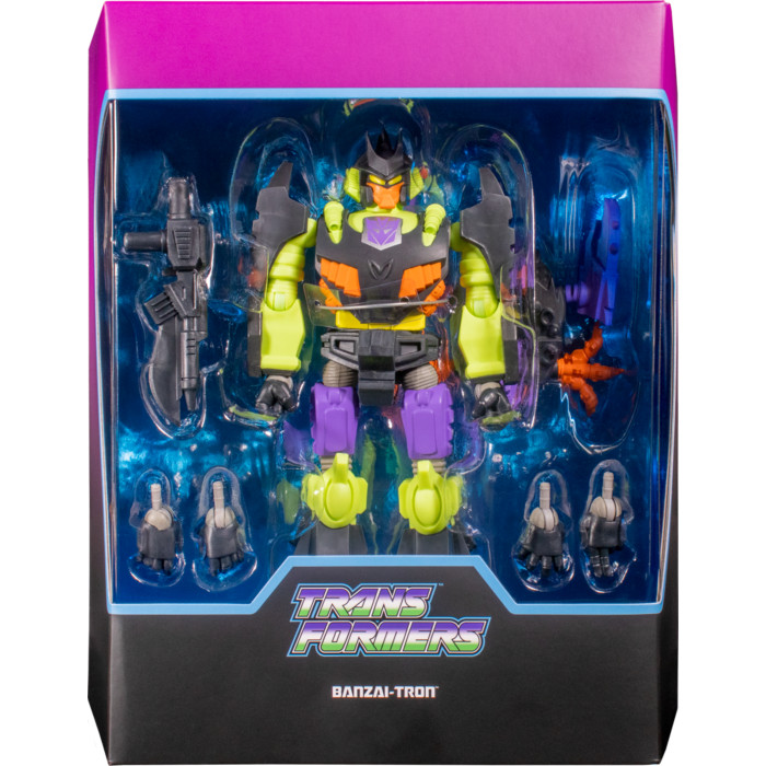 Super7 Ultimates! Transformers “Banzai-Tron” 7″ Action Figure *NEW* 2022 Hasbro
