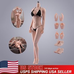 ANT AB001W 1:6 Female Large Bust Breast Body 12in Pale Skin Seamless Figure Toys