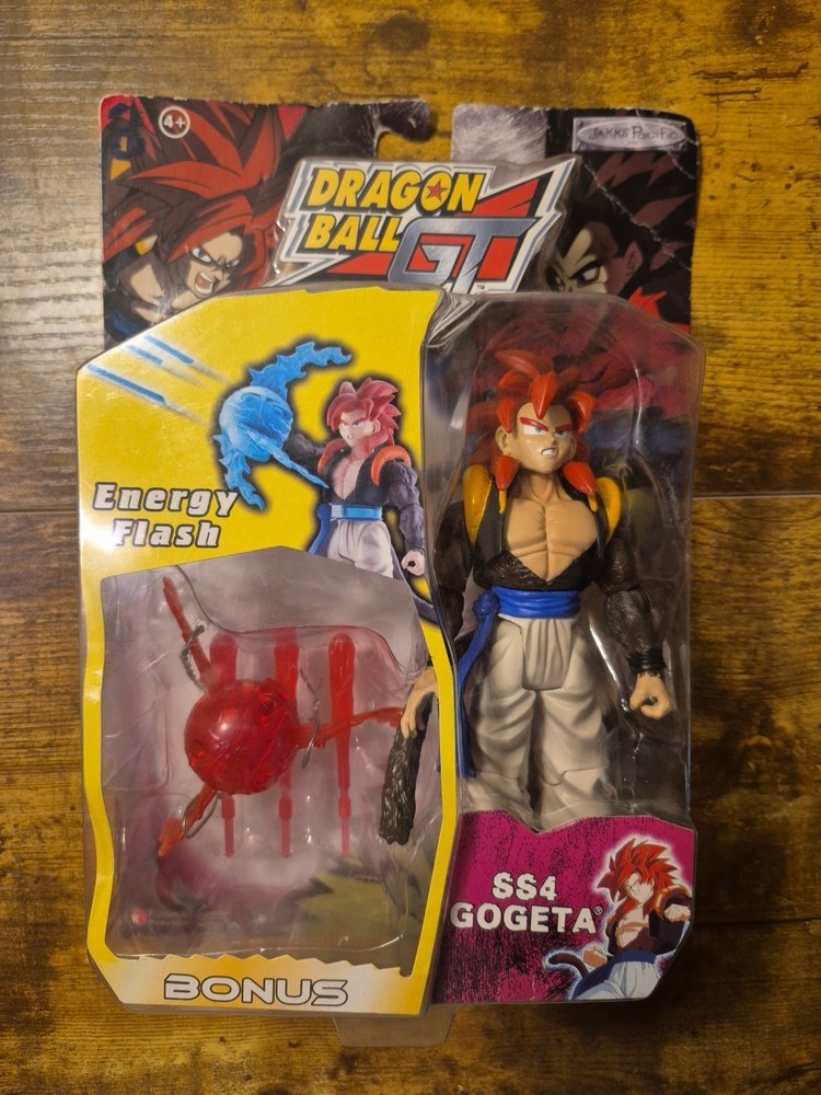 Dragon Ball GT SS4 GOGETA SUPER SAIYAN ENERGY FLASH Jakks Pacific Limited RARE