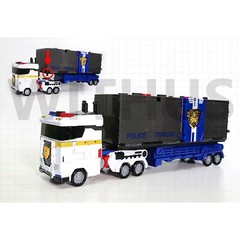 MINIFORCE Super Cops JUSTICE TITAN & CAPTAIN COMMANDER Set Transformer Robot Toy