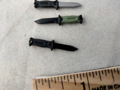 Tactical Knife Combat Dagger 1:12 Scale Weapon Action Figure Accessory Blade