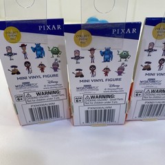 5x Monsters Inc Incredibles Disney Pixar Mini Vinyl Figures New Bday Party Lot!