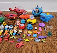 Huge Fisher-Price Octonauts Toy Lot Gups Submarines Figures Creatures…
