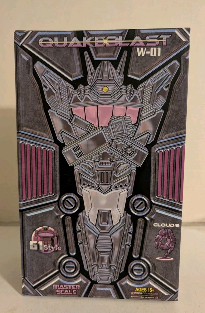 Cloud 9 W-01 Quakeblast MP Scale Shockwave 100% Complete G1 3rd Party