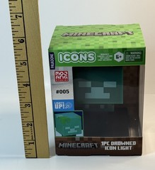 Minecraft Drowned Icon Light #005 LED Series 1 Paladone Mojang New