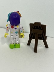ROBL0X PIXEL ARTIST Paint Palatte Series 1 Figure COMPLETE Art Easel (NO CODE)