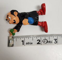 Vintage 1978 Smurfs Gargamel Potion PVC Figure 2.5″ Peyo W. Germany Cake Topper