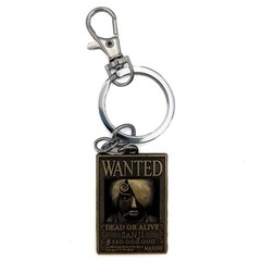 SANJI’S WANTED POSTER One Piece 1.5 in. Key Chain (Vinsmoke Anime KeyChain)