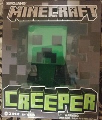 NEW!! MINECRAFT CREEPER 6″ VINYL FIGURE DIAMOND BLOCK JINX MOJANG UNOPENED! X-13