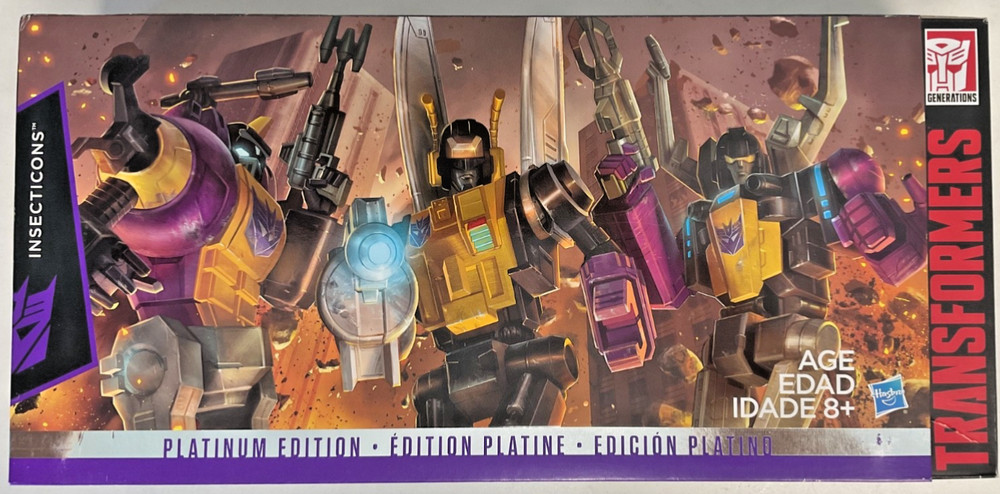 Transformers Generations Platinum Edition “Insecticons” 2014 – new, box wear