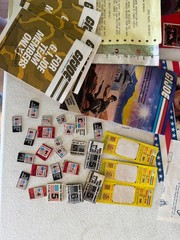 Vtg GI Joe ARAH Paperwork Lot Instructions Blueprints Catalogs Stickers 1982-85