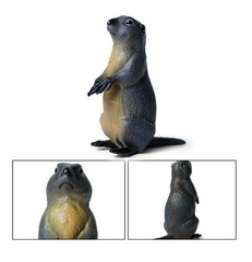 10.5cm Mini Standing Marmot PVC Toy Squirrel Wild Animal Figure Doll Kids Gift