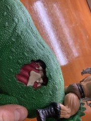 CUSTOM BIONATOPS Triceratops He-man MOTU Must See! ONE-OF-A-KIND! Jurassic Park