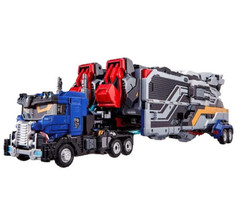 Metal Cardbot W HEAVY IRON W Transforming Robot Trailer Cargo Truck Car Toy 2025