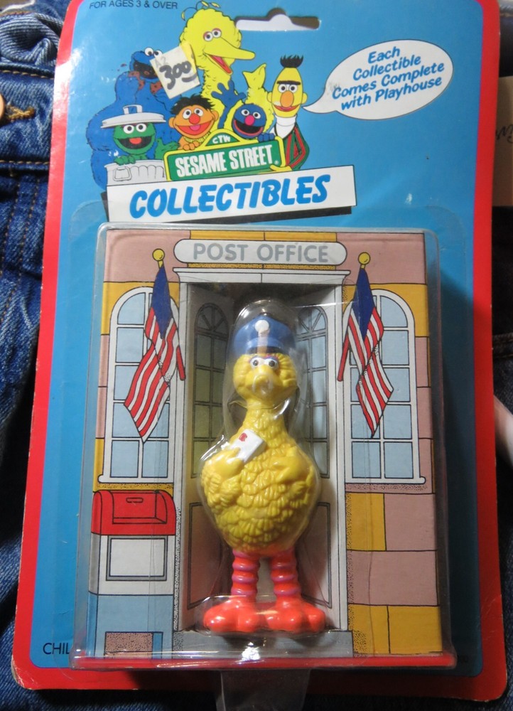 Big Bird Post Office Sesame Street Collectibles Vintage 1987 Tara Toy